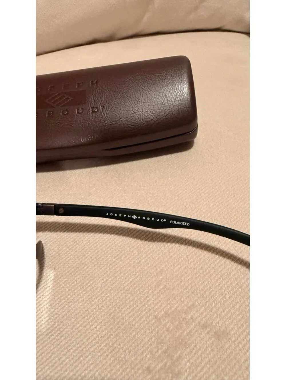NEW Joseph Abboud Black Sunglasses with Case